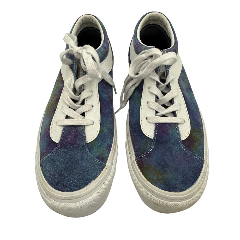 Vans Sample Prototype Bold Ni Tie Dye Suede Blue Sneakers Men's Size 9 Rare